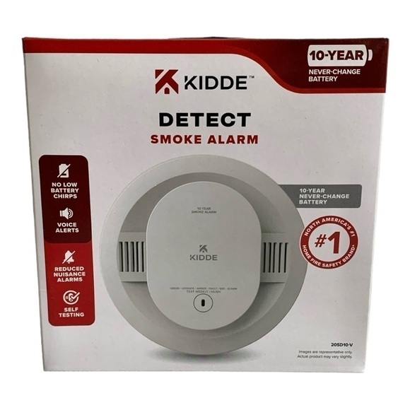 NIB Kidde Smoke Detector 10-Year Battery Powered LED Warning Light Indicators - Picture 2 of 4